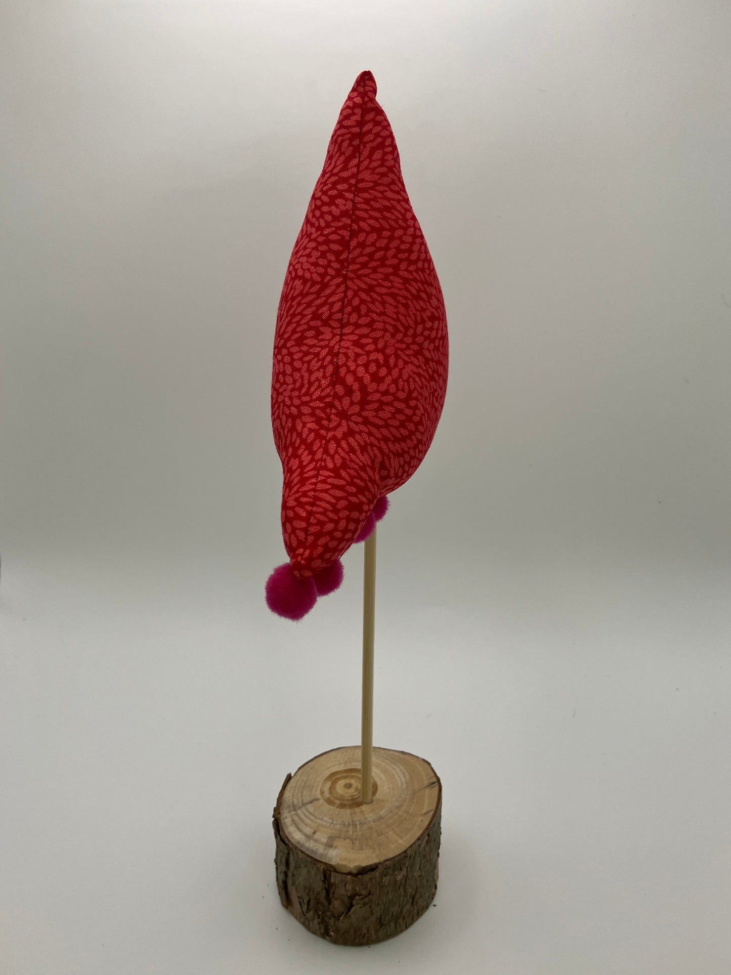 Red tree with pink and red pompoms
