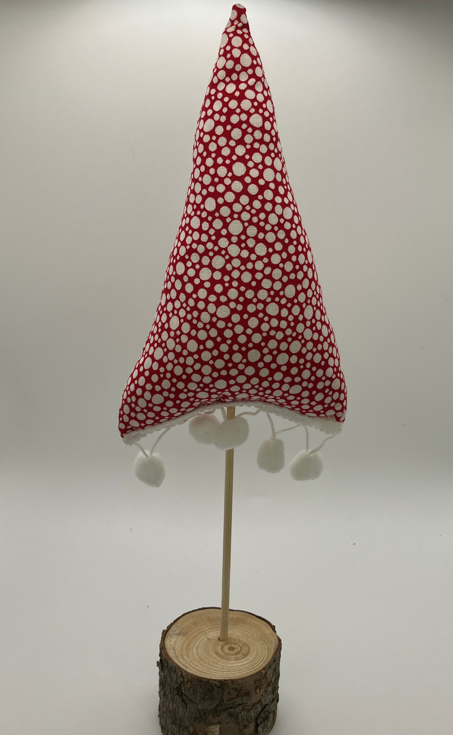 Red and white snowball tree