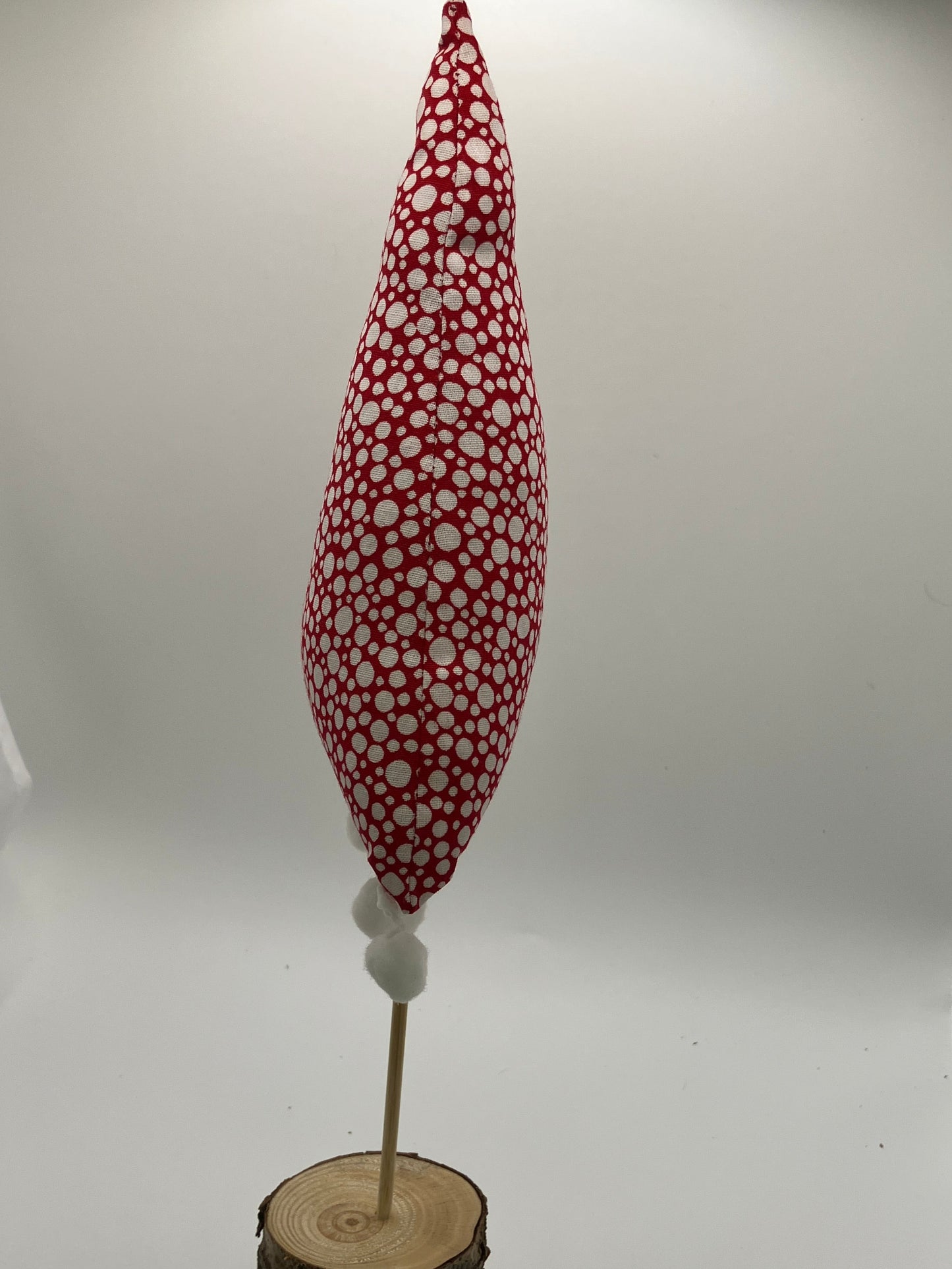 Red and white snowball tree