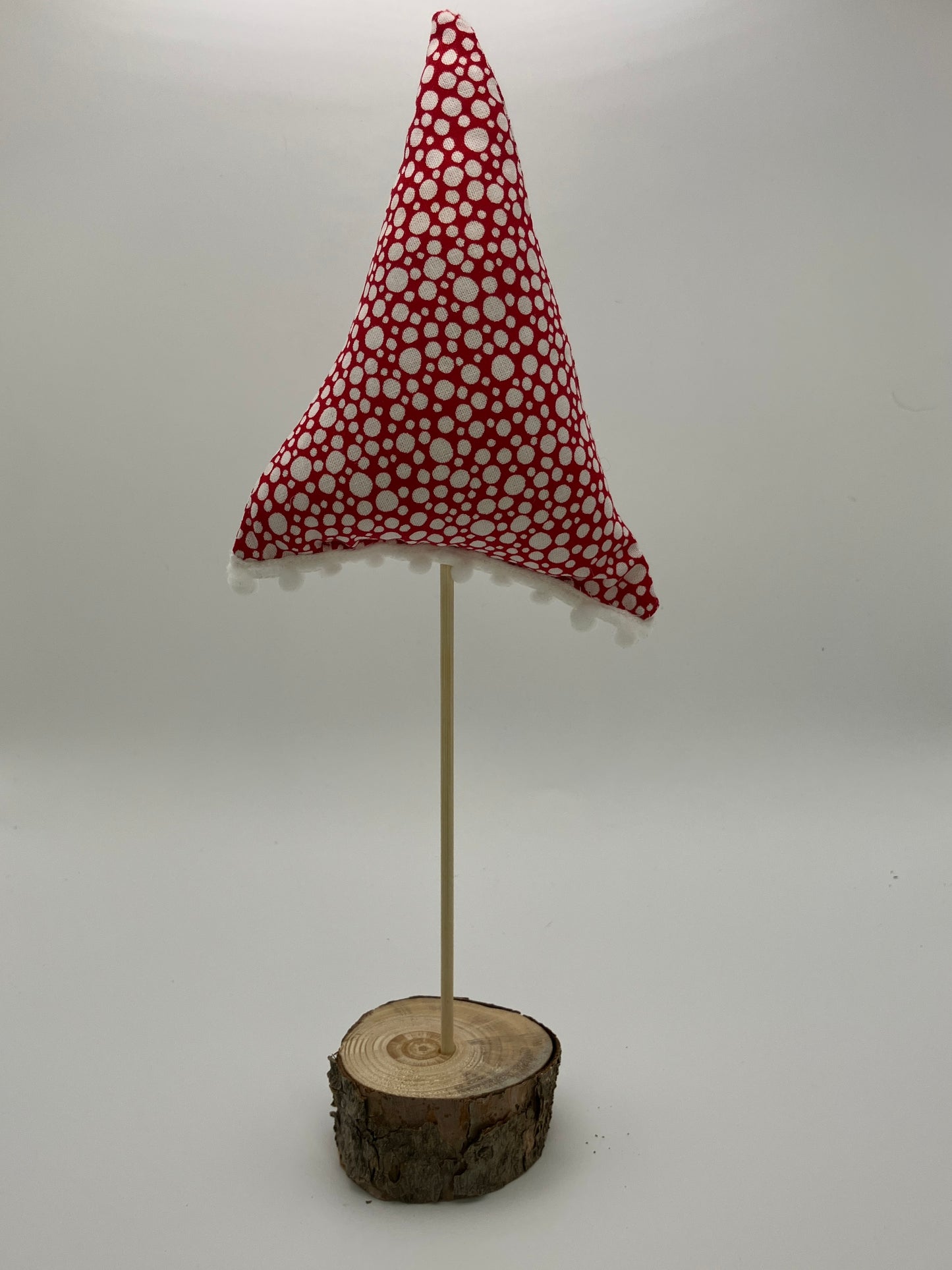 Red and white snowball tree
