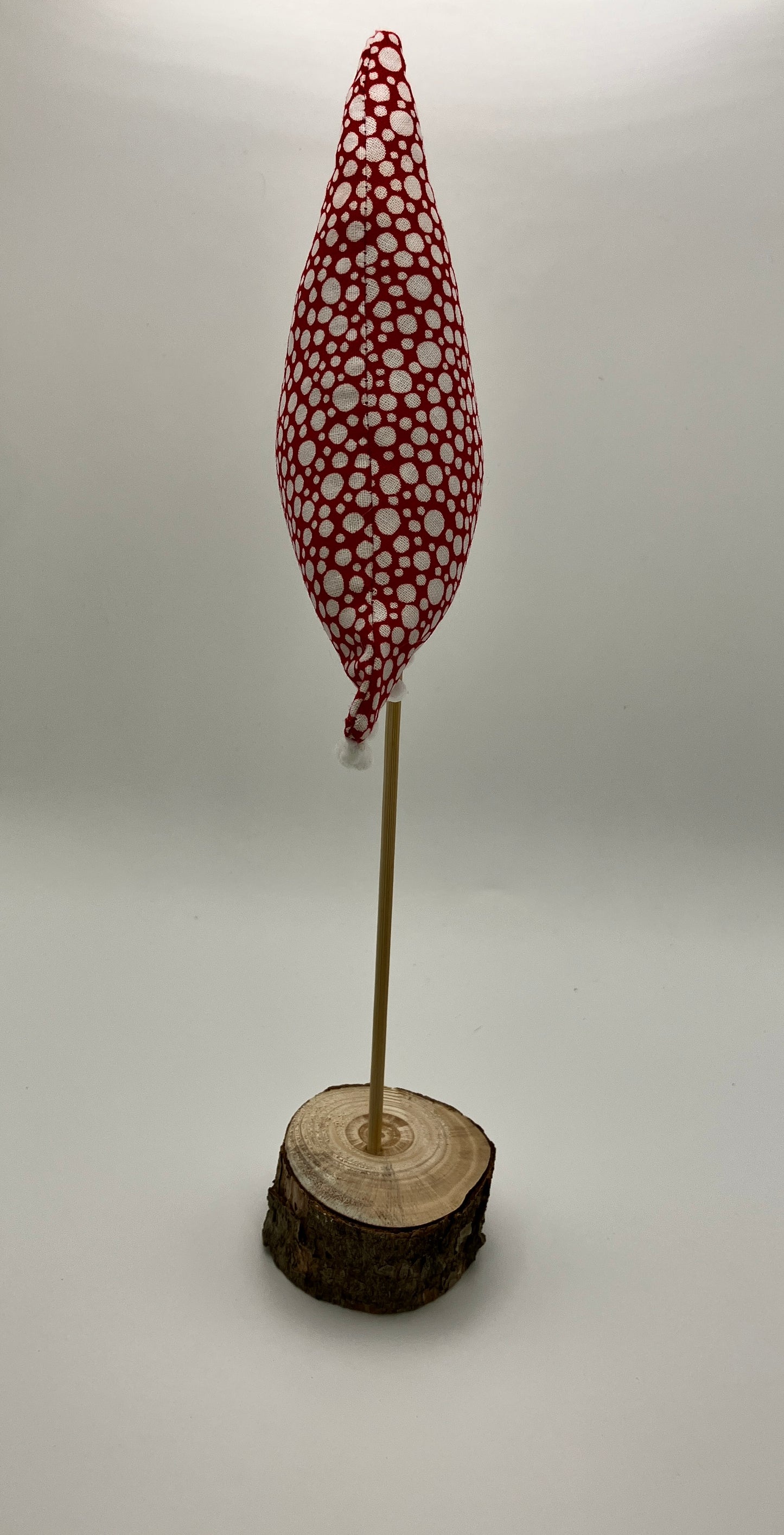 Red and white snowball tree