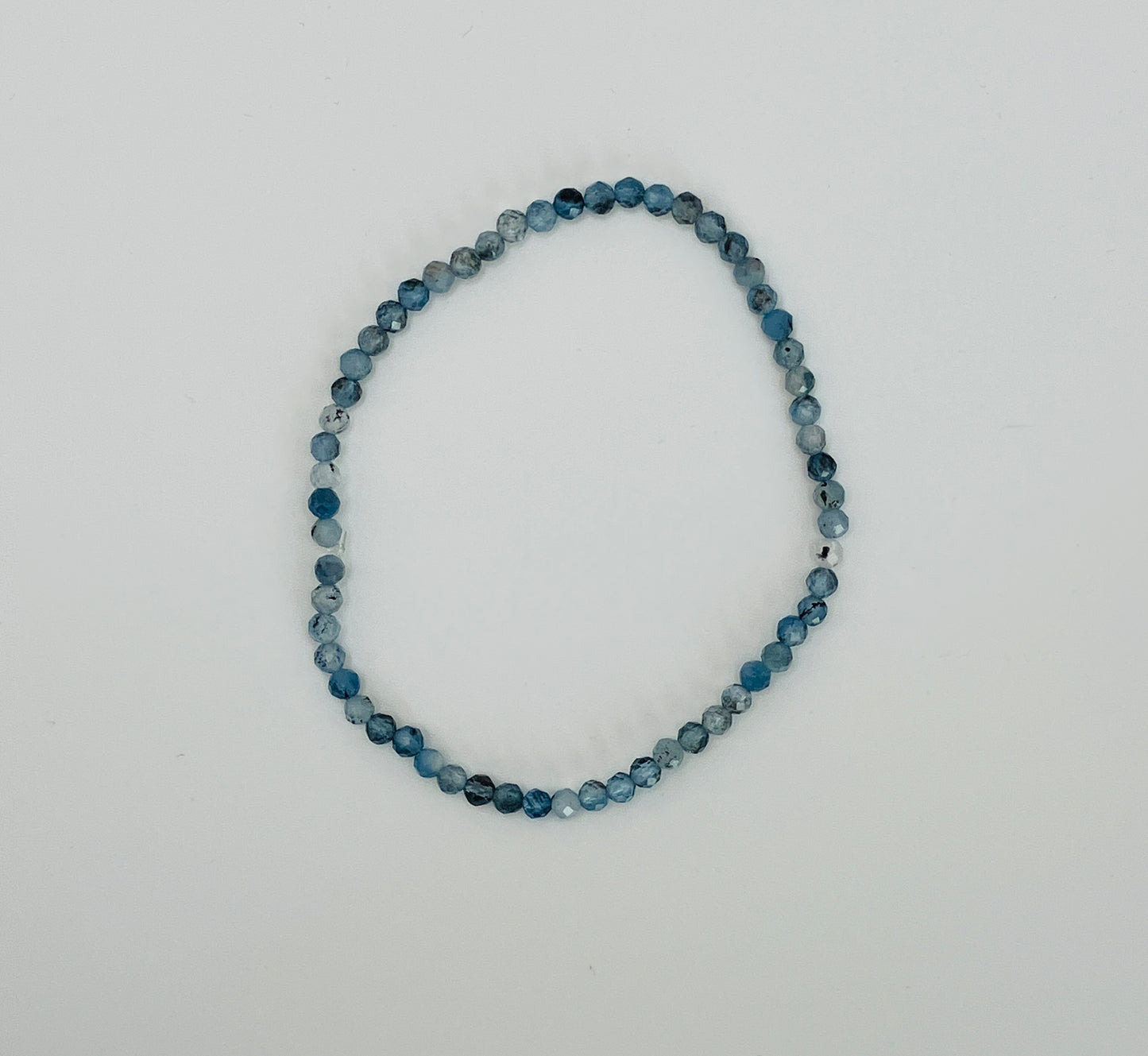Blue beaded bracelets