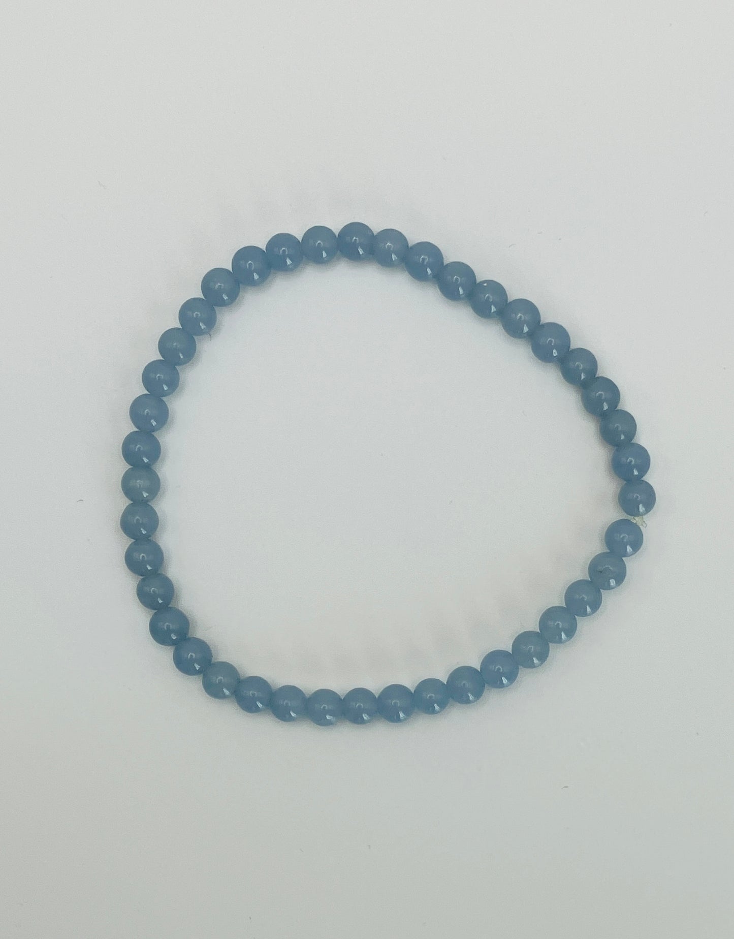 Blue beaded bracelets