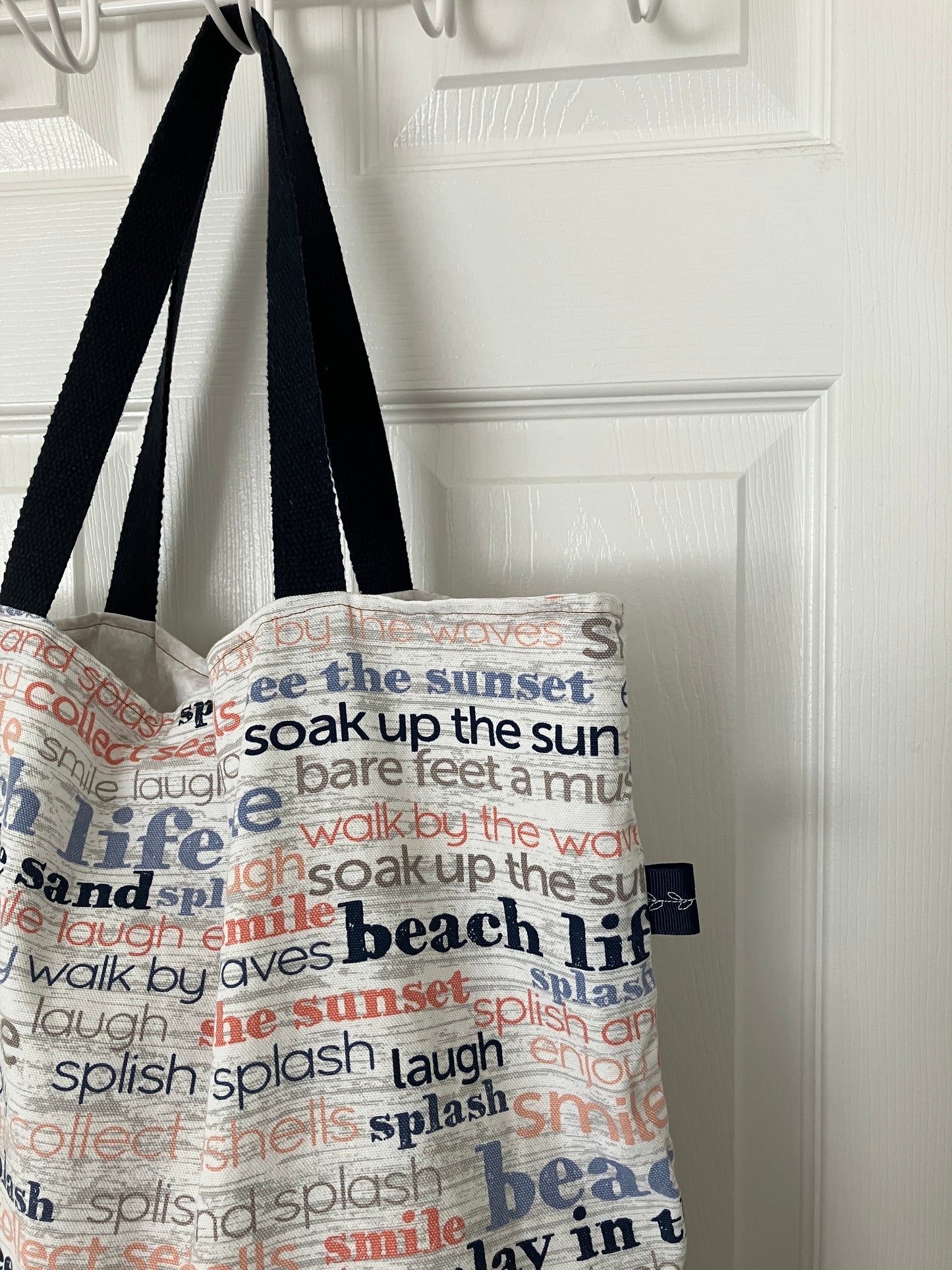 Cotton beach bag