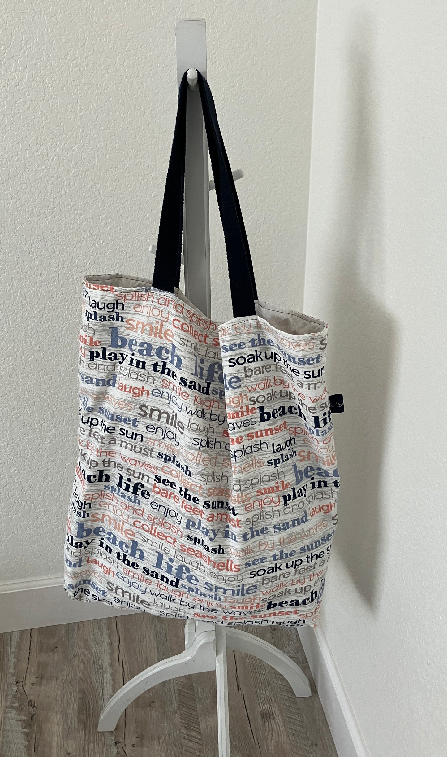 Cotton beach bag