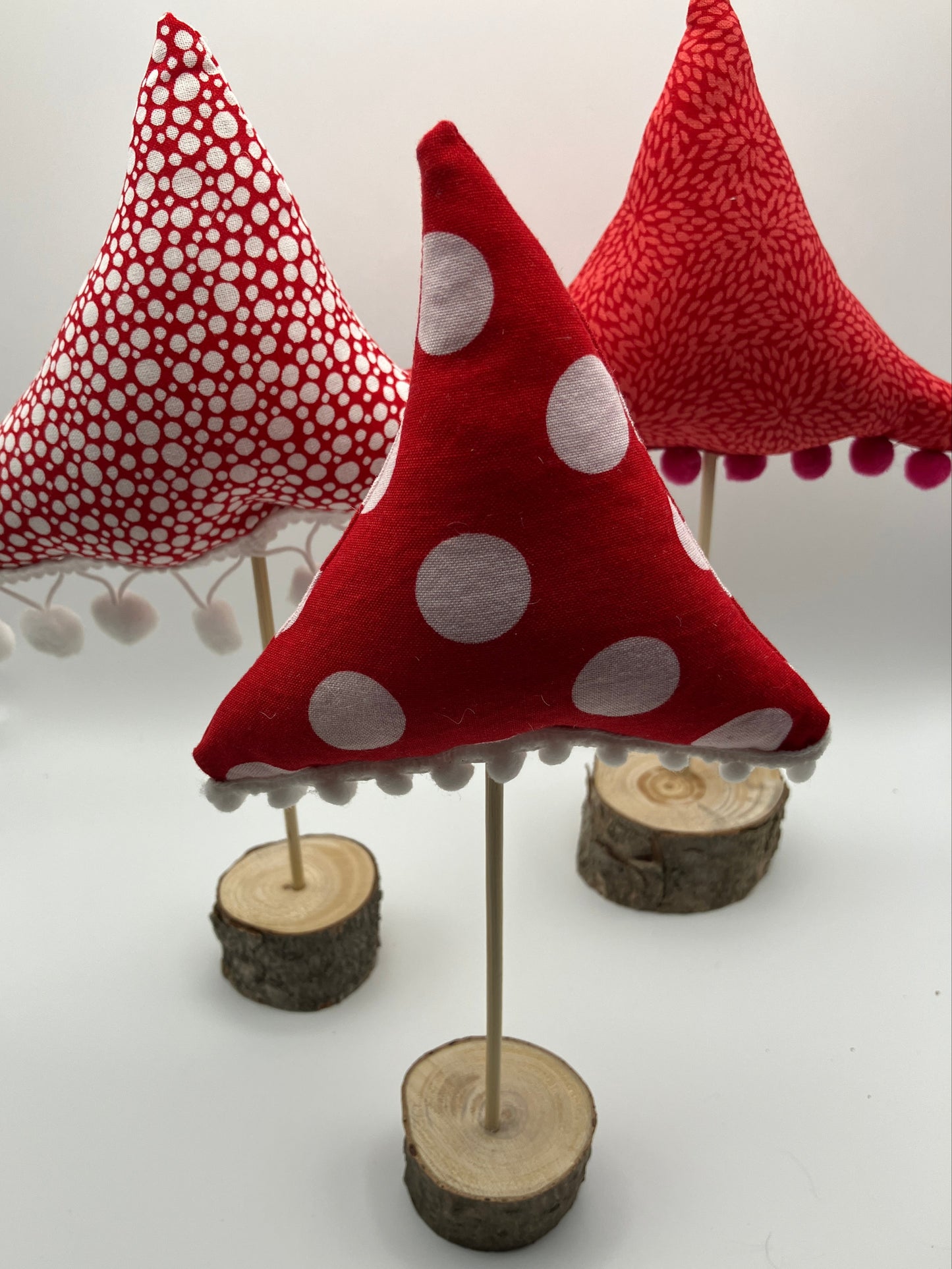 Red and white dot holiday tree